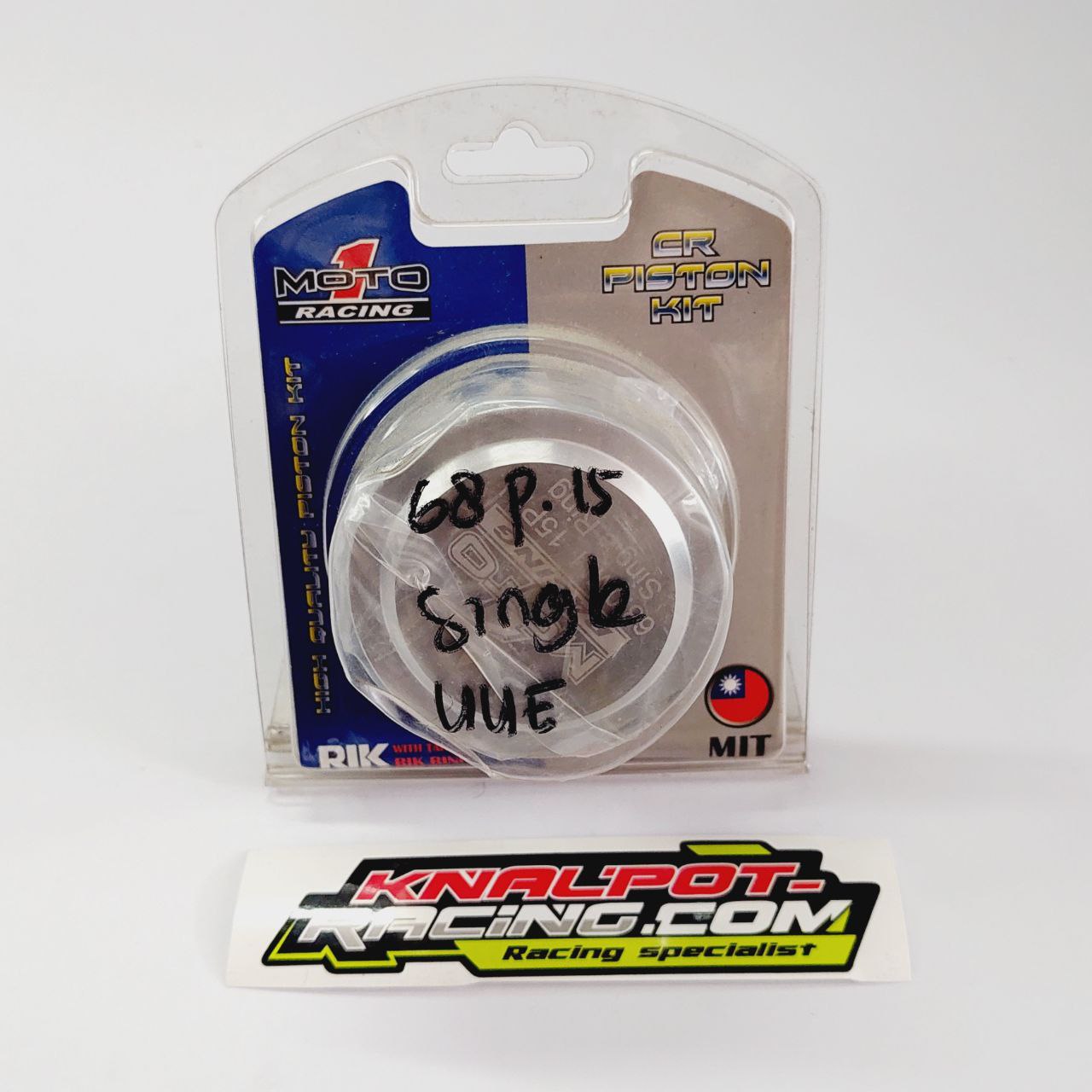 PISTON MOTO1 68 P.15 SINGLE RING 