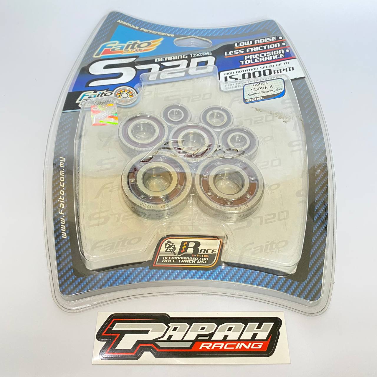 BEARING SET FAITO HONDA SUPRA X S720